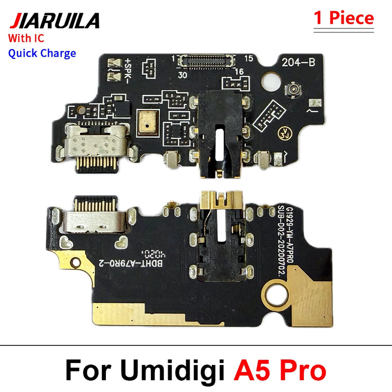 For Umidigi A5 A7 A7S A9 A11 A13 A13S A15 A11 Pro Max USB Charging Board Flex Cable Port Phone Microphone Charger Flex Connector