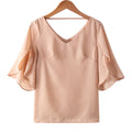 Summer New Casual Women Chiffon Shirt Female Lotus Leaf - View 5 | SAMAG