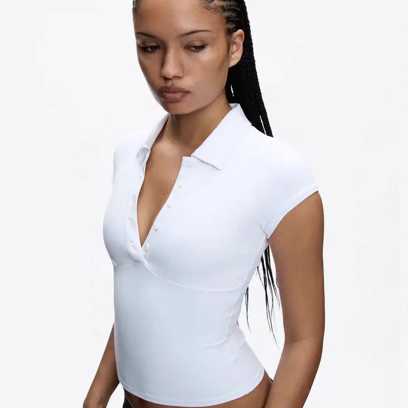 ANK Air Summer Top with Solid Color, Black and White Powder, Wide Shoulder Strap, I-Shaped Tank Top, Women's Sports, Daily Wear