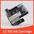 4color LC521 LC-521 LC 521 Ink Cartridge Compatible For Brother DCP J1260W J1310DW J1360DW J1460DW 1260 1310 1360 1460 Printer
