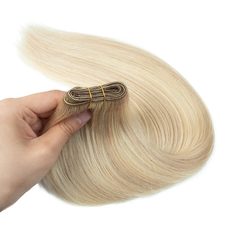 MRS Hair Bundles Human Hair Sew-in Double Weft Natural Straight Hair Bundles 50g/pack MachineRemy Natural Straight Bundle Deals