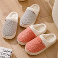 Faux Rabbit Fur Slippers for Women & Men - Plush Winter House Shoes with Thick Sole, Cloud Comfort Couple Slides for Indoor Home