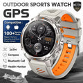 HT37 T-Rex 3 Pro Military GPS Smart Watch Waterproof Dual-band GNSS Compass Altimeter Swim 170 Sports Mode Watch with Flashlight