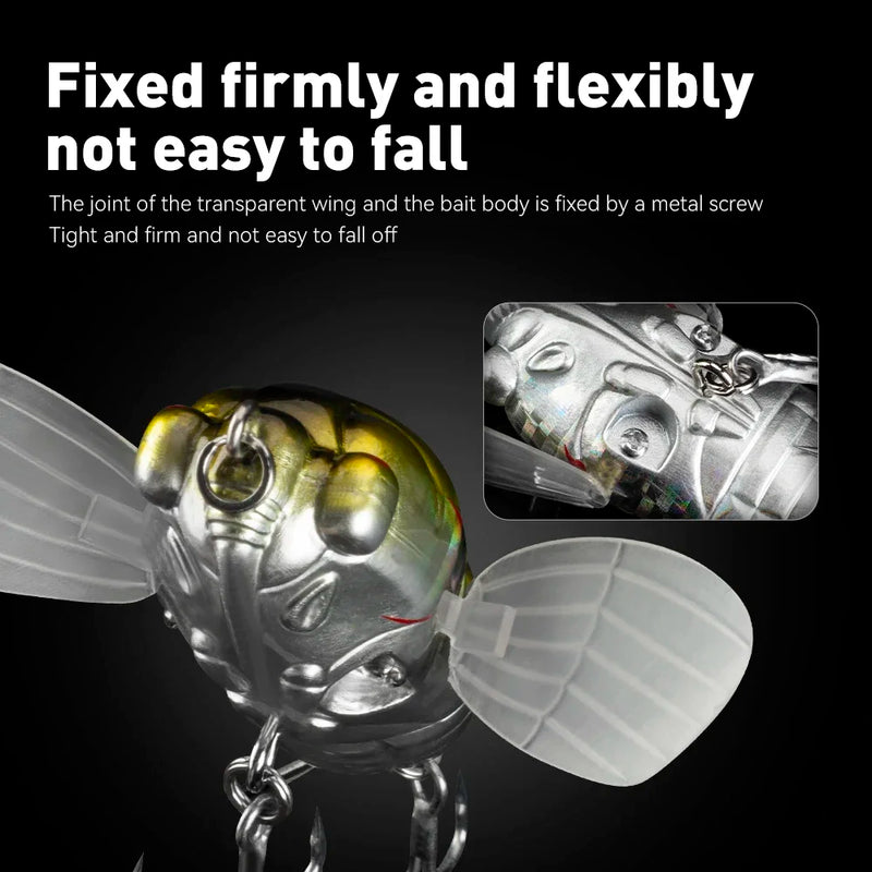 Kingdom Fishing Lure Bionic Cicada 40mm5.5g 55mm12.1g | SAMAG