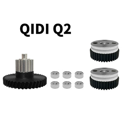 QIDI Q2 3D Printer parts Replacement Harden Steel Gears | SAMAG