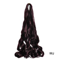 Loose Wave Braiding Hair Extensions 24" Synthetic Spiral Curls Braids Hair Pre Stretched Bouncy Braid French Curls Braiding Hair