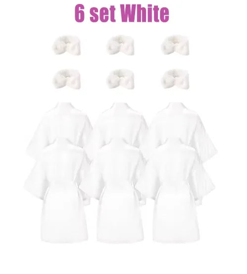 6-18Set Spa Party Robes for Girls Gowns for Supplies | SAMAG