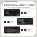 AJAZZ AK820 Wired With Rotary Volume Buttons Hot-Swappable Keys For Office AndHome Mechanical Keyboards DIY