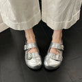 Summer Women Double Buckle Strap Perforated Round Toe Mules Clogs Slip On Non Slip Casual Daily Slippers Slides Shoes for Ladies