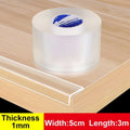 Soft Kids Collision Proof Table Edge Guard Tape Transparent Baby Safety Protective Strip Thickened Soft Furniture Corner Bumper