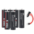 Soshine Original 2600mWh AA Rechargeable Batteries 2A 1.5V USB Lithium Battery Low Self-discharge1200 Times Cycle Li-ion Battery