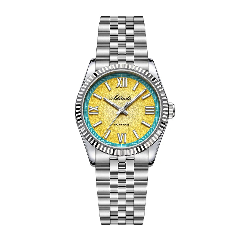 ADDIESDIVE VH31 Quartz Watches AD2535 Reloj Hombre Sapphire Glass Stainless Steel Waterproof Super luminous Original Mens Watch