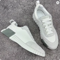 New shoes fashion, individuality, women's leisure, fashionable flat sports shoes, leather mesh, breathable running, rubber