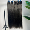 18A Light Yaki Straight Hair Bundles 4PCS Deal Natural Color 100% Human Hair Bundles Quick Weaves Sew In Human Hair Extensions