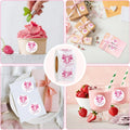 500 Stickers Per Roll Featuring Pink Bow Thank You - View 3 | SAMAG