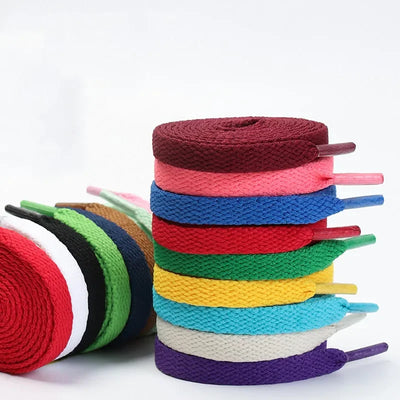 1 Pair Flat Shoelaces Classic Shoe Laces Fit Fashion | SAMAG
