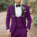 Elegant Light Green Formal Wedding Men Suit Groom Tuxedo Prom Slim Fit Blazer Hombre High Quality Custom 3 Piece Costume Homme
