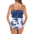 Women's Tankini Swimsuits Ruffled Tank Top Tummy Control | SAMAG