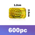 300/600/1200 pcs Security Seal Tamper Proof Stickers Holographic Warranty Void Laser Label with Serial Number Adhesive Labels