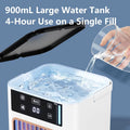 Portable Desktop USB Mobile Air Cooler Fan Household Mini Air Conditioner Fan Large Water Tank Atomization Humidifying Quick