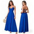 New Elegant Dress Spaghetti Strap Backless Corset Long | SAMAG