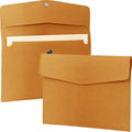 A4 Portable File Storage Bag Durable PU Material Expandable Folder - Popular File Storage Manager