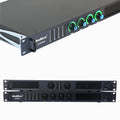 SenMicre LED450 4X450W 8Ohm Professional Digital Power Amplifier 4 Channel Sound Amplifier DJ Subwoofer AMP 4X1200W 4Ohm Class D
