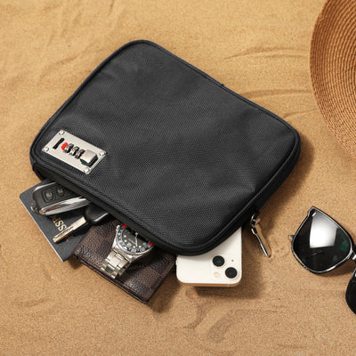 Lockable Beach Bag with Cable, Oxford Fabric, Travel | SAMAG