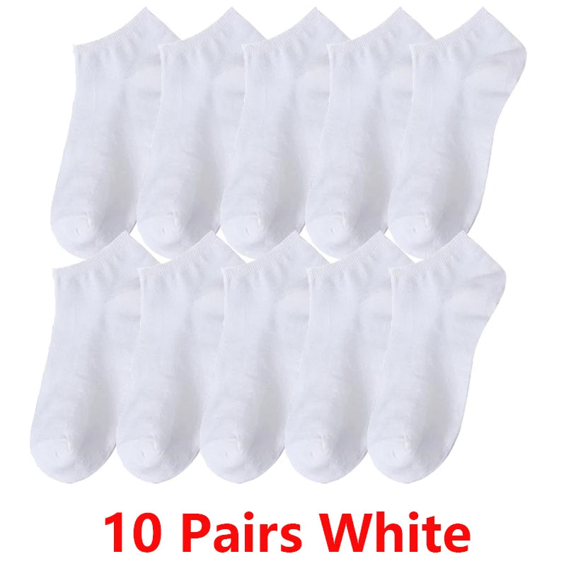 10/20/30 Pairs Unisex Comfort-Fit Ankle Socks Men Women | SAMAG