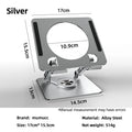 Desktop tablet stand, with hollowed-out heat dissipation, available in two options: rotatable and non-rotatable