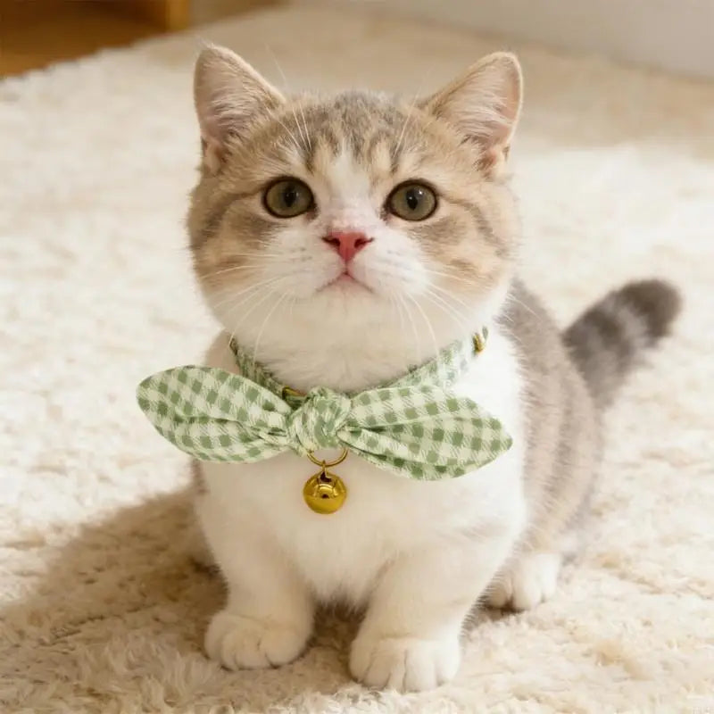 F19B Dog Cats Collar Comfortable Flower Charm Design Adjustable for Puppies Kittens Adults