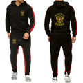 Russia Badge Gold Eagle Men's New Sport Wear Hoodie Solid Color Long Sleeve Tracksuit+Casual Sweatpants Suit | SAMAG