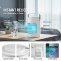 Free Shipping-Portable Air Conditioner, 4-in-1 Evaporative Air Cooler, 3-Speed Mini Air Conditioner with Smart Timer, 600ml Wate