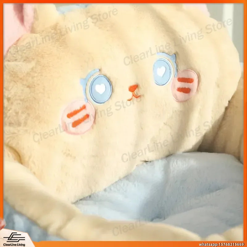Cat Bed Sofa Winter Warm Pet Bed for Small Dogs Cats Thickened Deep Sleeping Dog Bed Puppy Kennel Cozy Pet Supplies