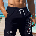 Summer New Style Men's Shorts with 3D Letter Pattern | SAMAG