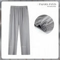 Men's Stylish Summer Pajama Pants, Thin Home Pants, Loose Breathable Air-Conditioned Pants with Elastic Waist