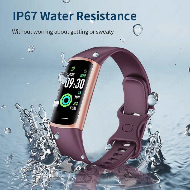 2026 Sport Smart Bracelet Fitness Tracker Health Monitor For Women Band Lightweight Waterproof Men's Smart Watch For Android Ios