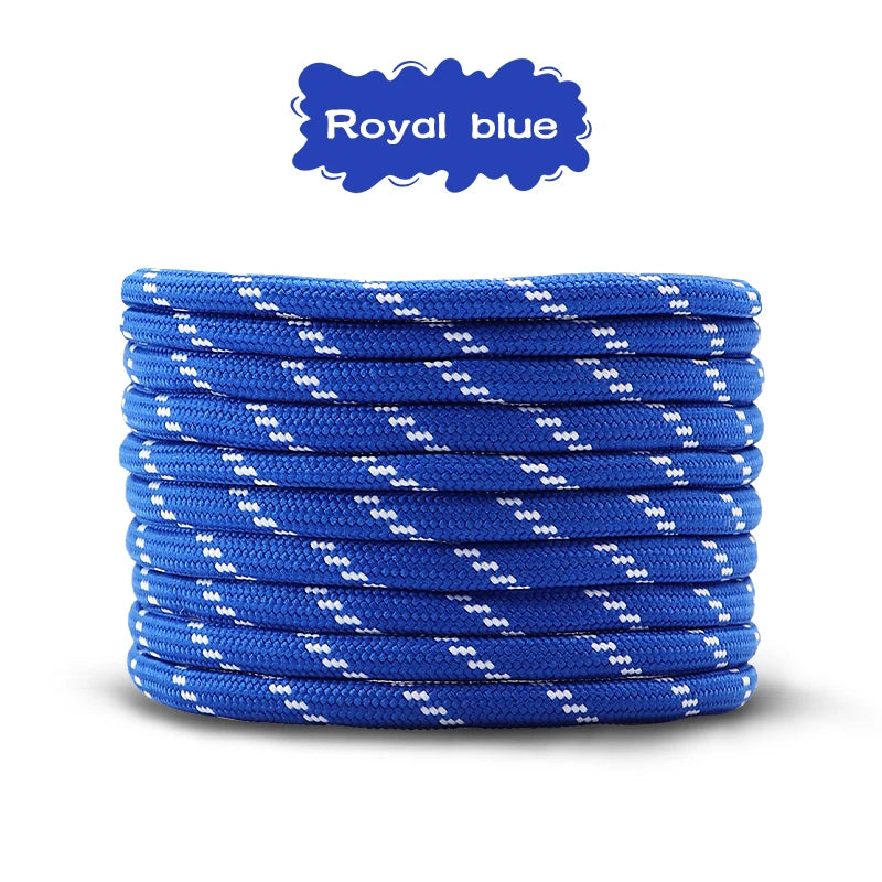 1 Pair Retro round Leather Rope Shoelaces Durable Flat Combination Sports Training Shoe Laces for Footwear