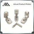 L Corner Bracket  2020 3030 4040 Aluminum Profile Extrusion Connector Accessories Fastener Parts Fittings for 3d Printer DIY CNC