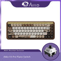 Akko MU01 Mountain Seclusion Wooden Mechanical Keyboard RGB Hot-swappable BT 5.0/2.4G Wireless & Type-C Wired Gaming Keyboard