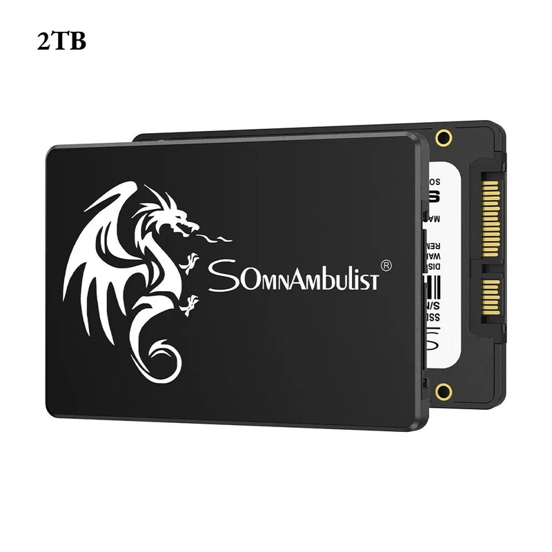 Original SomnAmbulist 120GB 240GB 480GB 960GB SSD SATA III 2.5 Internal Solid State Drive 3D NAND 550MB/s for PC Laptop Gaming