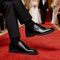 1pair Men's Shoes Are Business and Casual Overshoes Are Breathable Non-slip and Sweat-absorbing Men's Shoes Are Sizes 39-45.
