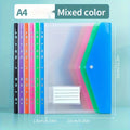 6pcs A4 Expanding File Folders with Button 11 Ring Binder Pockets.Durable A4 Binder Organizer, for School, Office. file folder