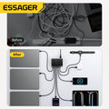 Essager 380W GaN Fast Charging Charger Stand 8-in-1 Desktop Laptop Charging Dock for iPhone 17/16/15 pro Max MacBook Air Xiaomi