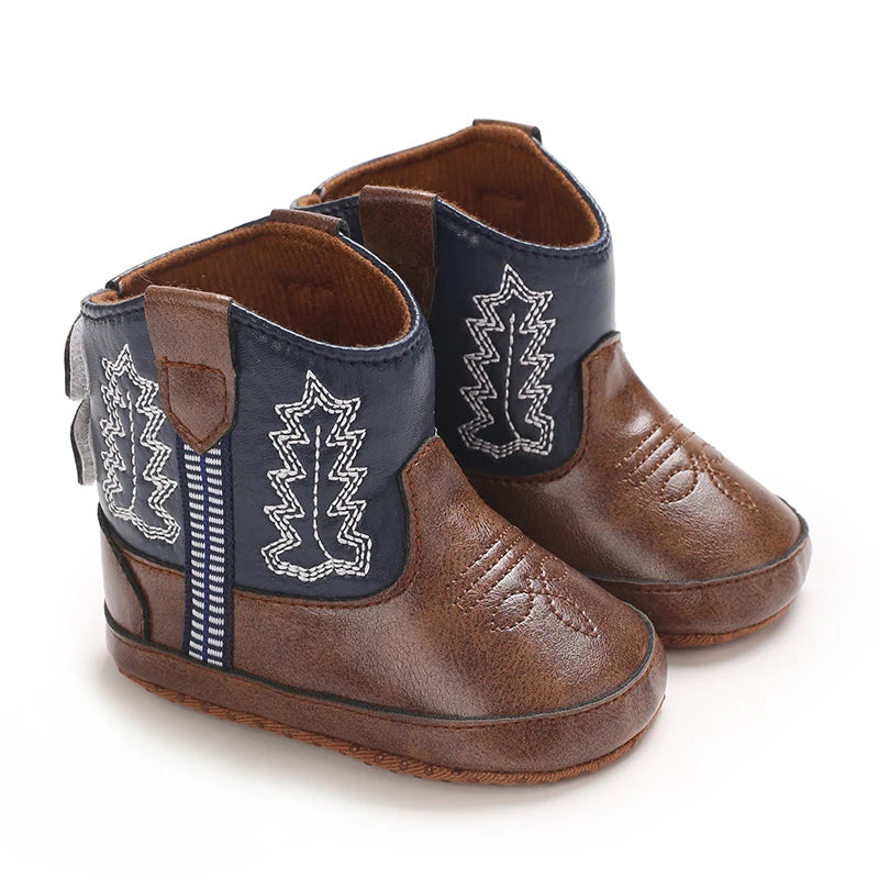 0-18M Infant Baby Autumn Winter Short Boots Soft Cotton Material Rubber Sole Warm Casual Walking Boots