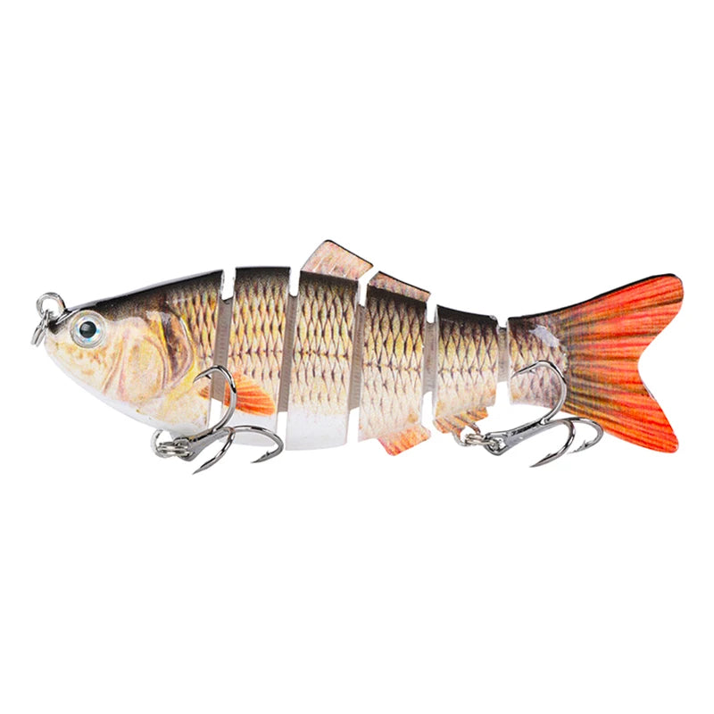 4 Inch 6 Segments Jointed Hard Artificial Fishing Lures | SAMAG
