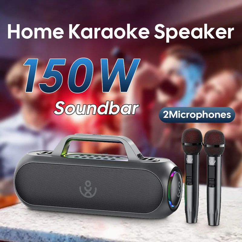 Six Models XDOBO Speaker Subwoofer Soundbar With 2 Microphones Home Karaoke Smart TV Outdoor Camping Party Live Stage Speaker