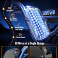 Electric Bike for Adults, 1500W Peak Motor Ebike with 48V 20.8Ah Built-in Removable Battery, 80 Miles Range Top, Customized