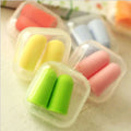 1Pair Noise Reduction Anti-noise Earplugs with Box Soundproof Waterproof Ear Plugs Sound Insulation Foam Sleeping Earplugs