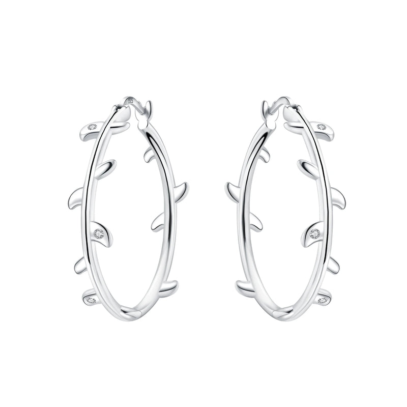 925 Sterling Silver Simple Gold U-shaped Earrings Jewelry | SAMAG